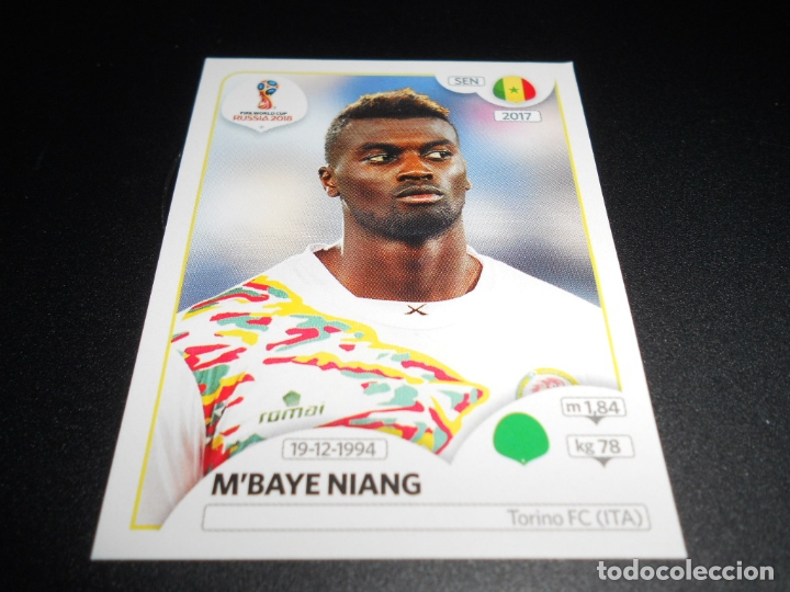 Cromos de F&uacute;tbol: 629 M'BAYE NIANG SENEGAL CROMOS MUNDIAL FUTBOL 18 FIFA WORLD CUP RUSSIA RUSIA 2018