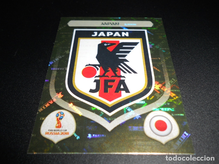 Figurine di Calcio: 652 ESCUDO LOGO JAPON JAPAN CROMOS MUNDIAL FUTBOL 18 FIFA WORLD CUP RUSSIA RUSIA 2018