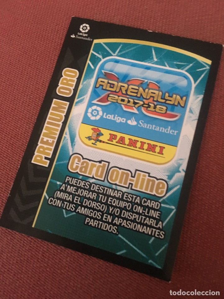 Fu&szlig;ball-Sticker: Adrenalyn XL 2017 2018 17 18 sin pegar premium oro Card on line premium oro