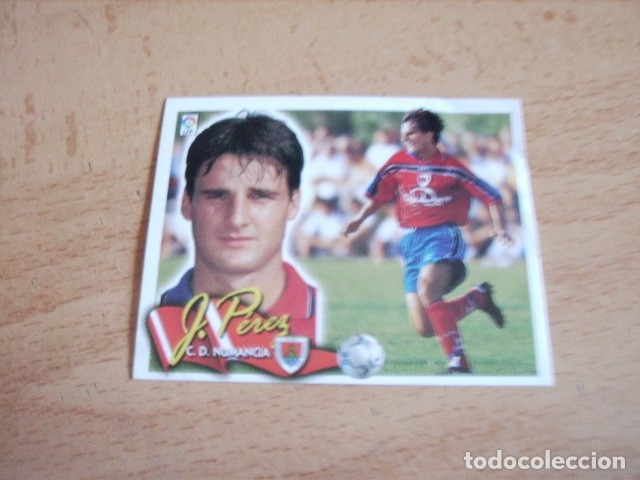 Cromos de f&uacute;tbol: ESTE 00-01 BAJA JORGE PEREZ NUMANCIA -- VENTANILLA-- - Foto 1