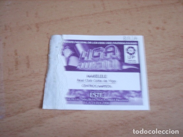Cromos de f&uacute;tbol: ESTE 00-01 BAJA MAKELELE CELTA --VENTANILLA-- - Foto 2