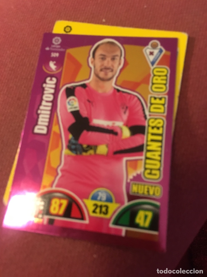 Cartes &agrave; collectionner de Football: Adrenalyn XL 2017 2018 17 18 sin pegar guantes de oro nuevo dimitrovic 509