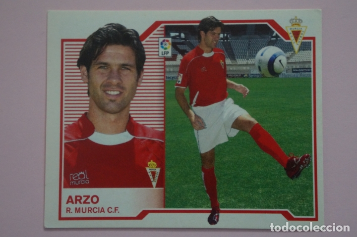 Cromos de f&uacute;tbol: CROMO DE FUTBOL ARZO DEL REAL MURCIA C.F. SIN PEGAR LIGA ESTE 2007-2008/07-08