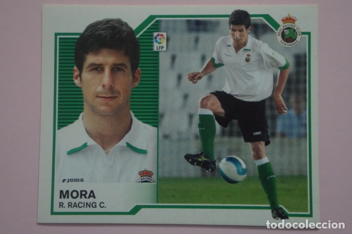 Figurine di Calcio: CROMO DE FUTBOL MORA DEL RACING DEL SANTANDER SIN PEGAR LIGA ESTE 2007-2008/07-08