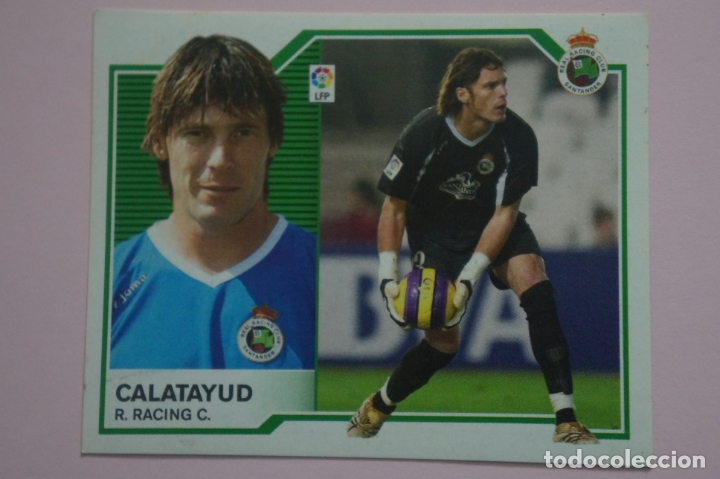 Figurine di Calcio: CROMO DE FUTBOL CALATAYUD DEL RACING DEL SANTANDER SIN PEGAR LIGA ESTE 2007-2008/07-08