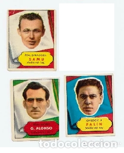 Cromos de F&uacute;tbol: ASES DEL F&Uacute;TBOL BRUGUERA 52-53. 3 CROMOS. VER FOTOS
