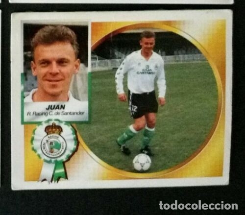 Cromos de Futebol: JUAN COLOCA RACING SANTANDER ESTE 94 95 1994 1995
