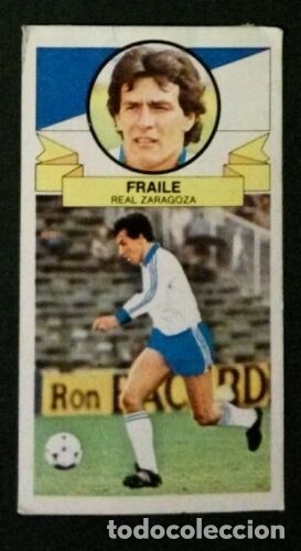 Cromos de Futebol: COLOCA FRAILE ZARAGOZA ESTE 85 86 1985 1986 RECUPERADO