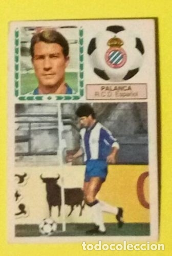 Cromos de Futebol: COLOCA PALANCA ESPA&Ntilde;OL ESTE 83 84 1983 1984 RECUPERADO