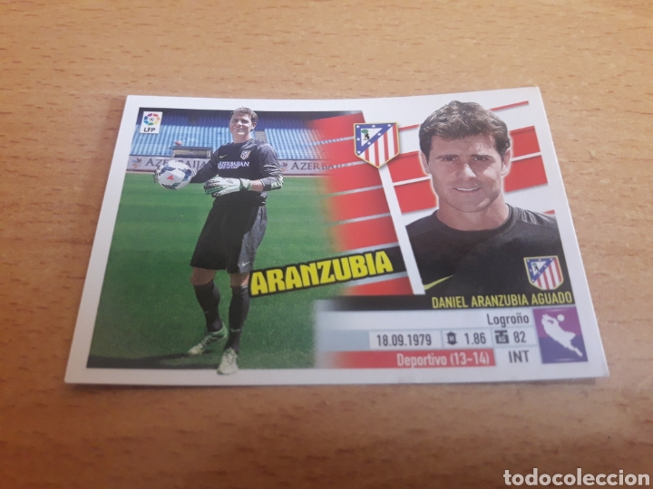 Cartes &agrave; collectionner de Football: Aranzubia coloca Atletico de Madrid liga 2013 2014 13 14 ediciones este