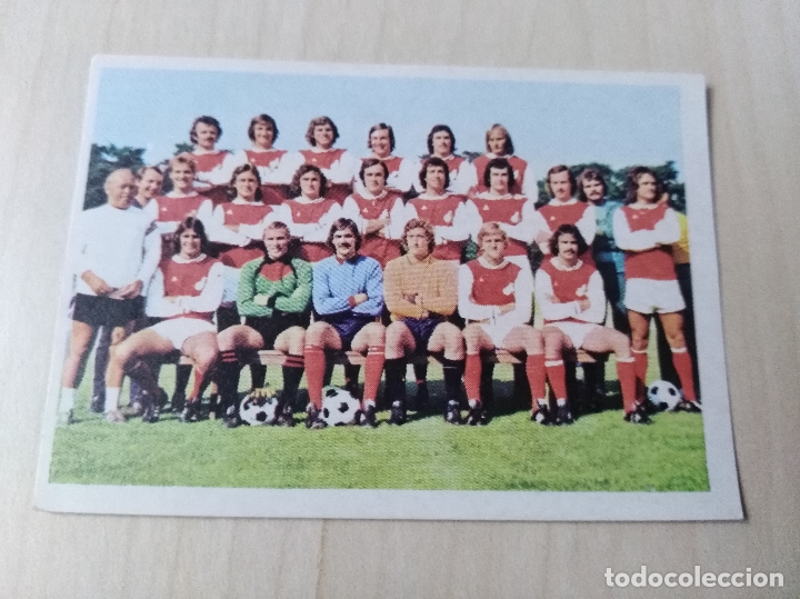 Fu&szlig;ball-Sticker: EDITORIAL FHER 75 76 ALINEACION N&ordm; 1 F.C COLOGNE - CROMO NUEVO SIN PEGAR - 75 76