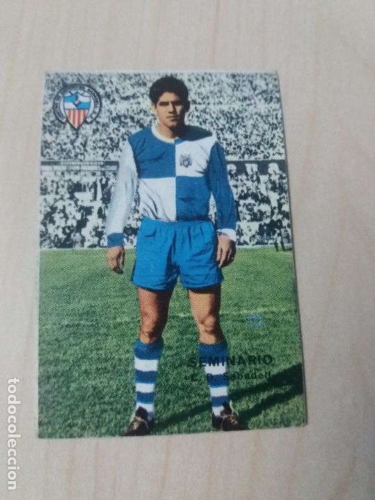Fu&szlig;ball-Sticker: EDICIONES FHER DISGRA 1967 68 SEMINARIO SABADELL - CROMO NUEVO SIN PEGAR 67 68