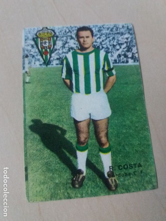 Figurine di Calcio: EDICIONES FHER DISGRA 1967 68 R.COSTA CORDOBA - CROMO NUEVO SIN PEGAR 67 68