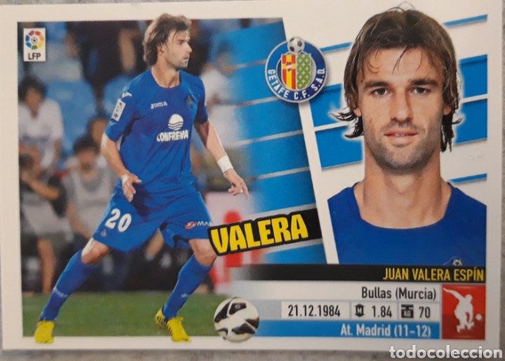 Cromos de f&uacute;tbol: CROMO VALERA GETAFE CF - Foto 1