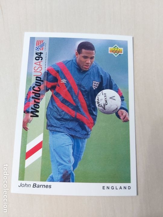 Cromos de f&uacute;tbol: N&ordm; 28 JOHN BARNES - UPPER DECK - WORLDCUP 94 - INGLATERRA - Foto 1