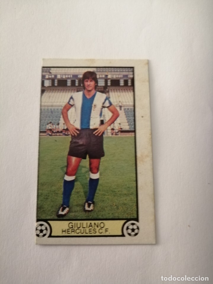 Cromos de f&uacute;tbol: Este 79 80 Giuliano del hercules - Foto 1