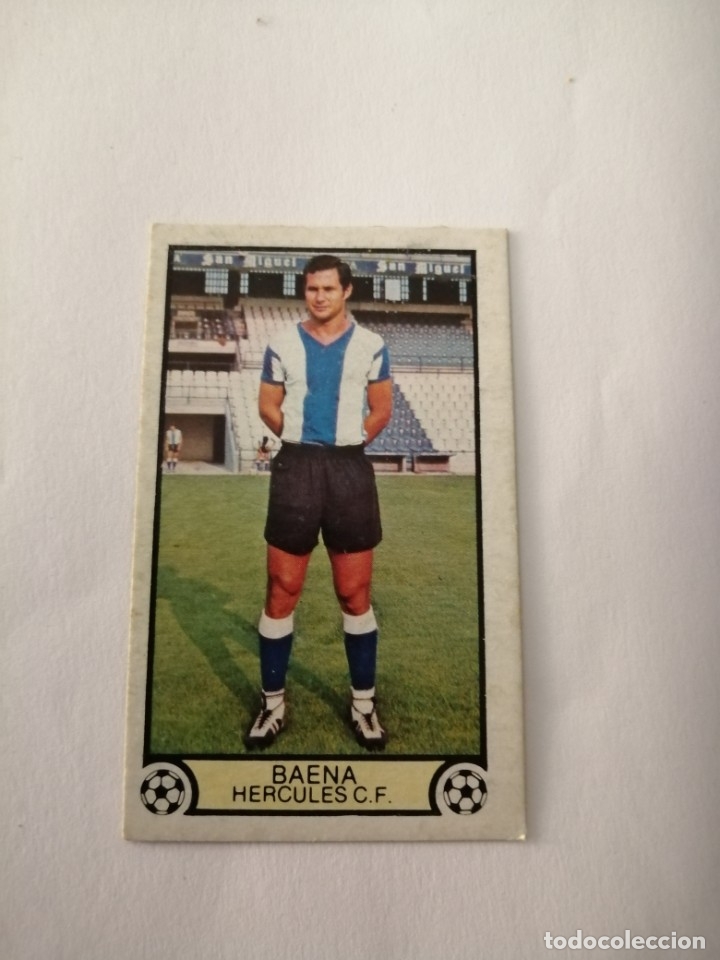 Cromos de f&uacute;tbol: Este 79 80 baena del hercules - Foto 1