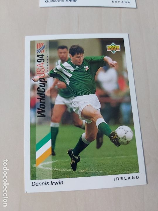 Cromos de f&uacute;tbol: N&ordm; 154 DENNIS IRWIN - UPPER DECK - WORLDCUP 94 - IRLANDA - Foto 1