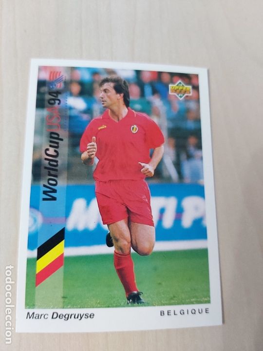 Fu&szlig;ball-Sticker: N&ordm; 164 MARC DEGRUYSE - UPPER DECK - WORLDCUP 94 - BELGICA