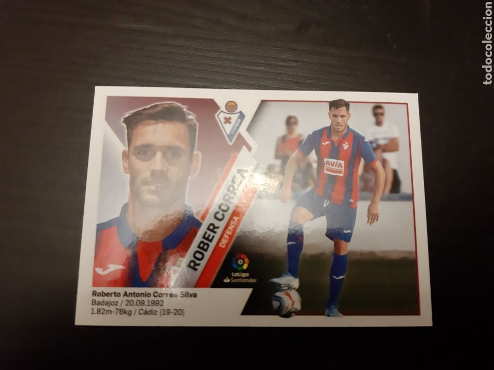 Cromos de f&uacute;tbol: EDICIONES ESTE 2019 2020 ROBER CORREA EIBAR COLOCA - Foto 1