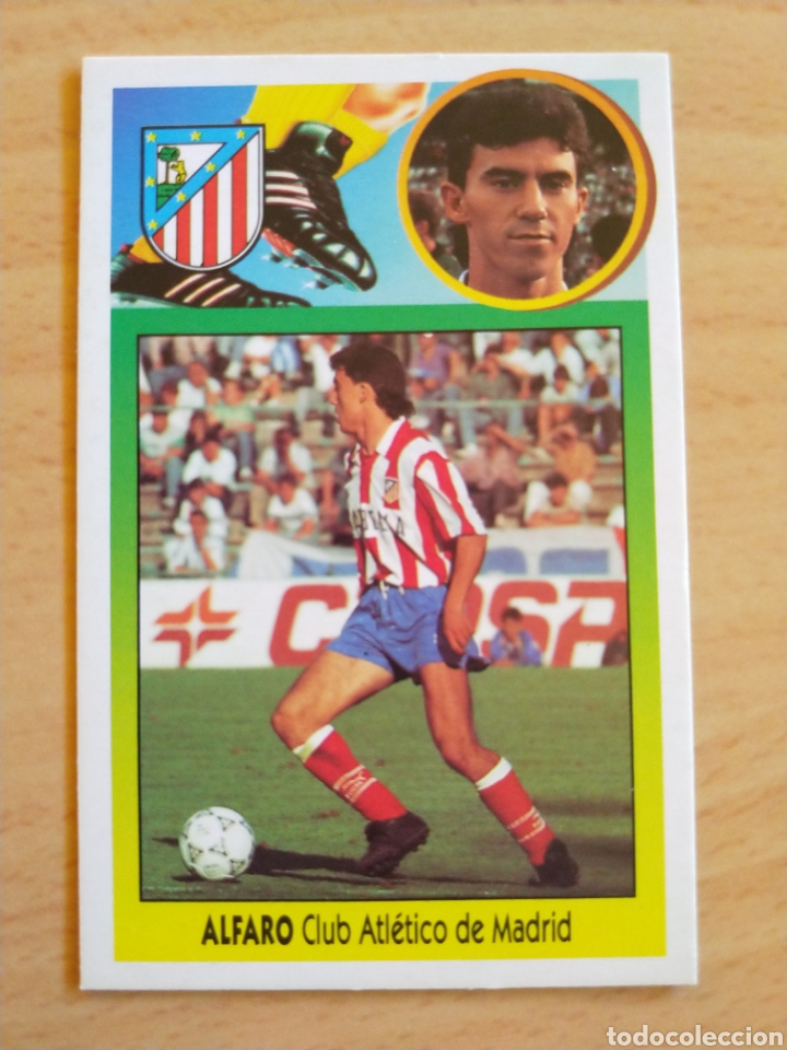Cromos de F&uacute;tbol: Cromo Alfaro baja Liga Este 1993 1994 93 94