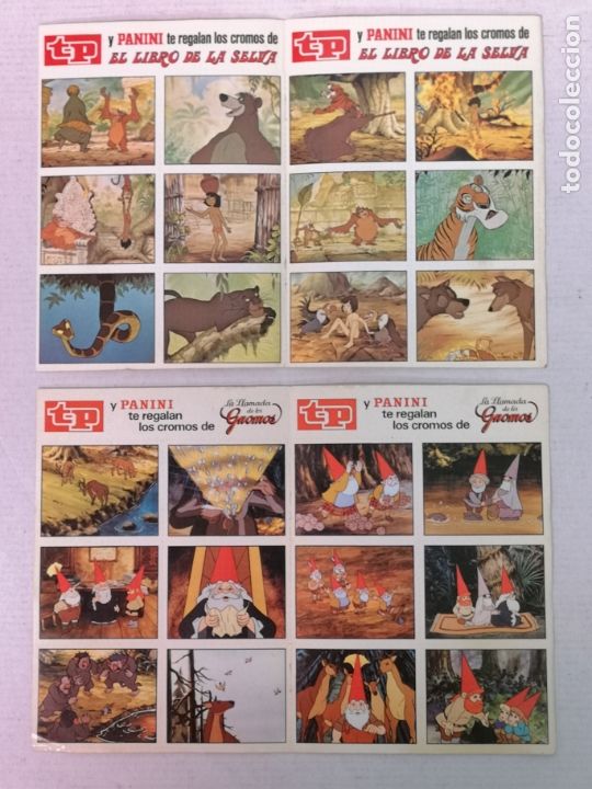 Cromos de F&uacute;tbol: EL LIBRO DE LA SELVA Y LOS GNOMOS TP Y PANINI