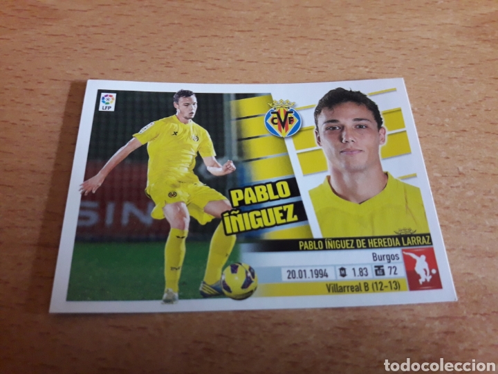 Cartes &agrave; collectionner de Football: Pablo I&ntilde;iguez coloca Villarreal liga 2013 2014 13 14 ediciones este