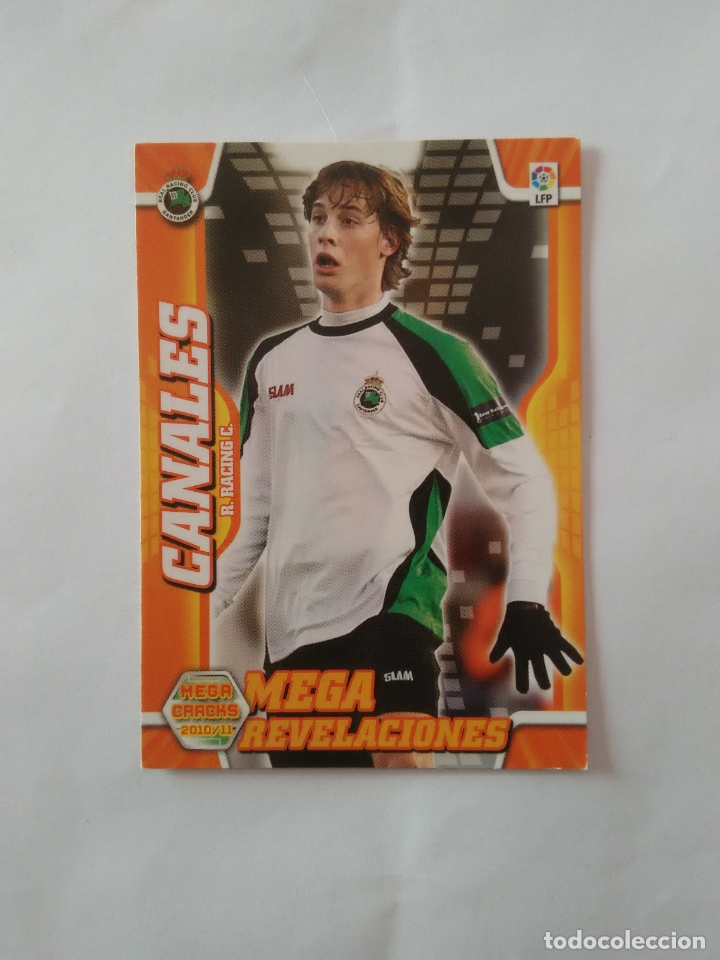 Cromos de Futebol: BAJA 405 MEGA REVELACIONES CANALES RACING SANTANDER CROMO PANINI MEGACRACKS 2010-2011 MGK LIGA 10-11