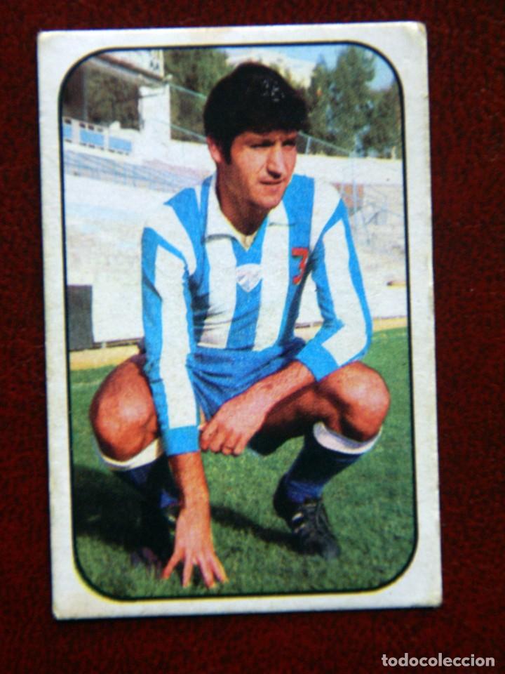 Cromos de f&uacute;tbol: ED. ESTE 76-77. MONREAL MALAGA. NUNCA PEGADO - Foto 1