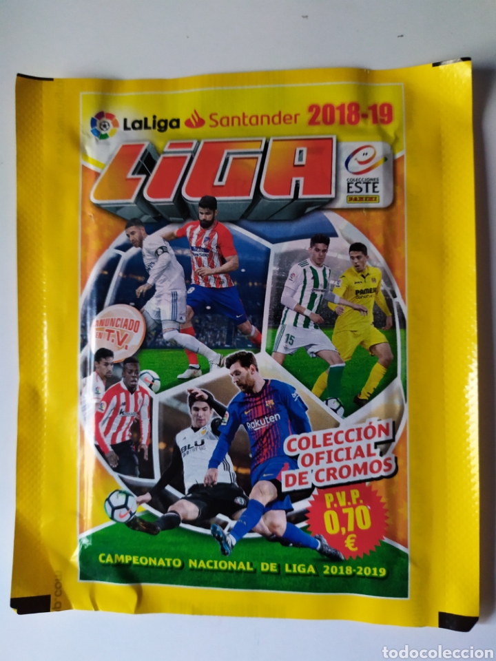 Fu&szlig;ball-Sticker: Liga este 2018 2019 18 19 panini sobre sin abrir
