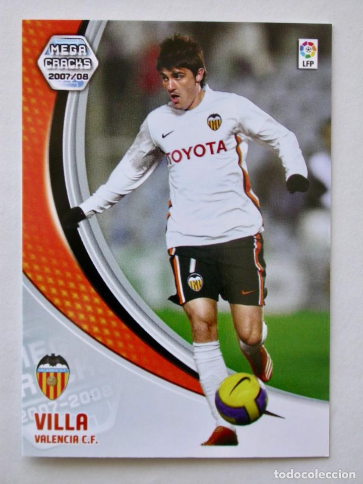 Cromos de F&uacute;tbol: MEGACRACKS 2007-2008 VALENCIA VILLA N&Uacute;M. 305