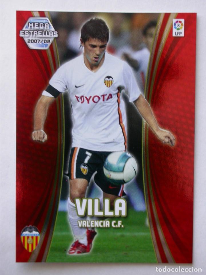 Cromos de F&uacute;tbol: MEGACRACKS 2007-2008 MEGA ESTRELLAS VILLA N&Uacute;M. 379