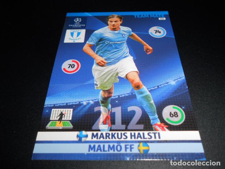 Figurine di Calcio: 165 MARKUS HALSTI MALMO FF CARDS ADRENALYN XL UEFA CHAMPIONS LEAGUE 2014 2015 14 15