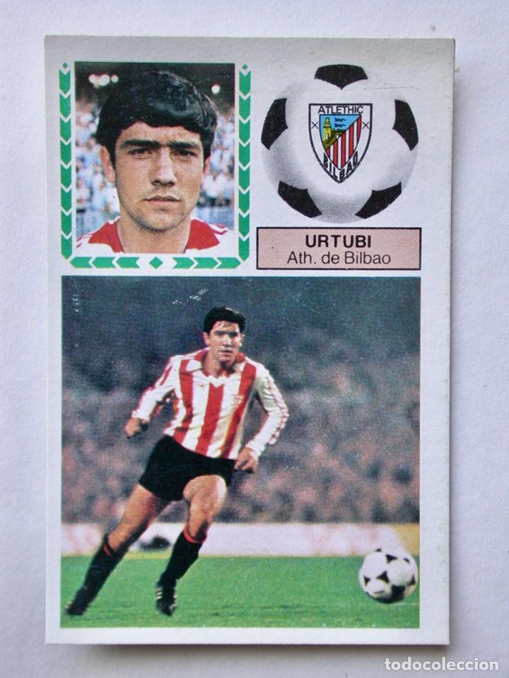 Cromos de f&uacute;tbol: URTUBI DEL ATH. BILBAO DE EDICIONES ESTE 83-84, DESPEGADO - Foto 1