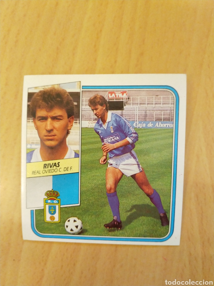 Cromos de F&uacute;tbol: Cromo Rivas fichaje 29 Real Oviedo liga Este 1989 1990 89 90