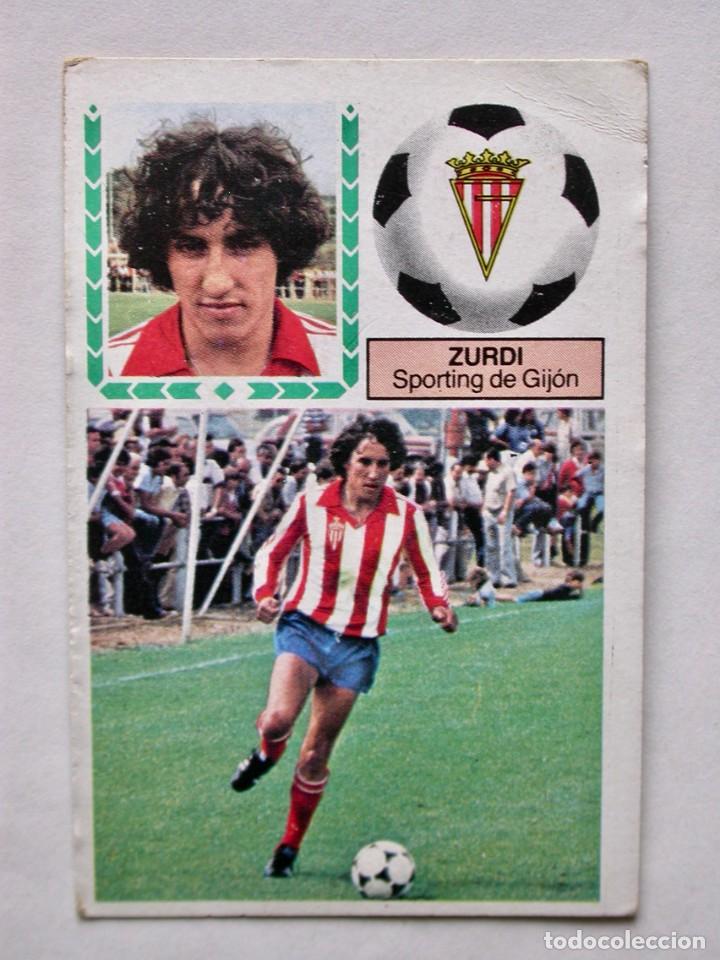 Cromos de f&uacute;tbol: ZURDI DEL SPORTING DE EDICIONES ESTE 83-84, NUNCA PEGADO ( C ) - Foto 1