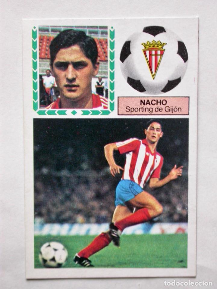 Cromos de f&uacute;tbol: NACHO DEL SPORTING DE EDICIONES ESTE 83-84, DESPEGADO ( C ) - Foto 1