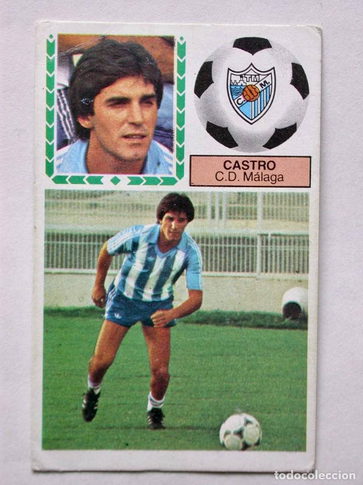 Cromos de f&uacute;tbol: CASTRO DEL M&Aacute;LAGA DE EDICIONES ESTE 83-84, NUNCA PEGADO ( C ) - Foto 1