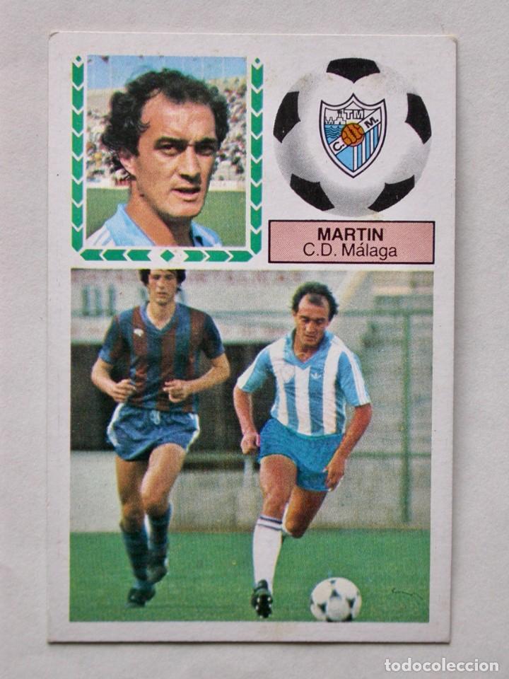 Cromos de f&uacute;tbol: MART&Iacute;N DEL M&Aacute;LAGA DE EDICIONES ESTE 83-84, NUNCA PEGADO ( C ) - Foto 1