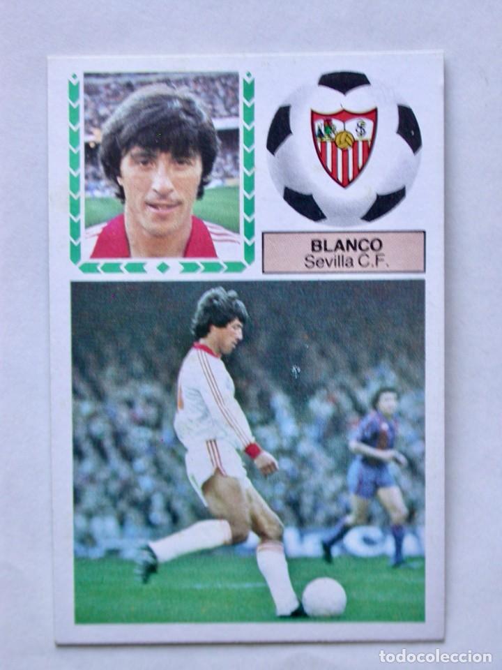 Cromos de f&uacute;tbol: BLANCO DEL SEVILLA DE EDICIONES ESTE 83-84, NUNCA PEGADO ( C ) - Foto 1