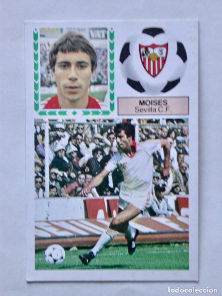 Cromos de f&uacute;tbol: MOISES DEL SEVILLA DE EDICIONES ESTE 83-84, NUNCA PEGADO ( C ) - Foto 1