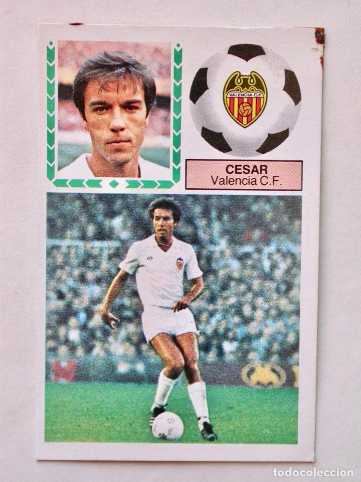 Cromos de f&uacute;tbol: C&Eacute;SAR DEL VALENCIA DE EDICIONES ESTE 83-84, DESPEGADO ( C ) - Foto 1