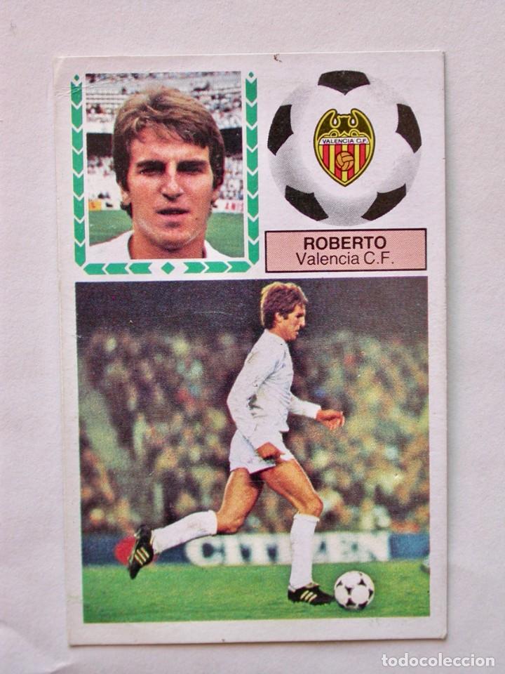 Cromos de f&uacute;tbol: ROBERTO DEL VALENCIA DE EDICIONES ESTE 83-84, DESPEGADO ( C ) - Foto 1