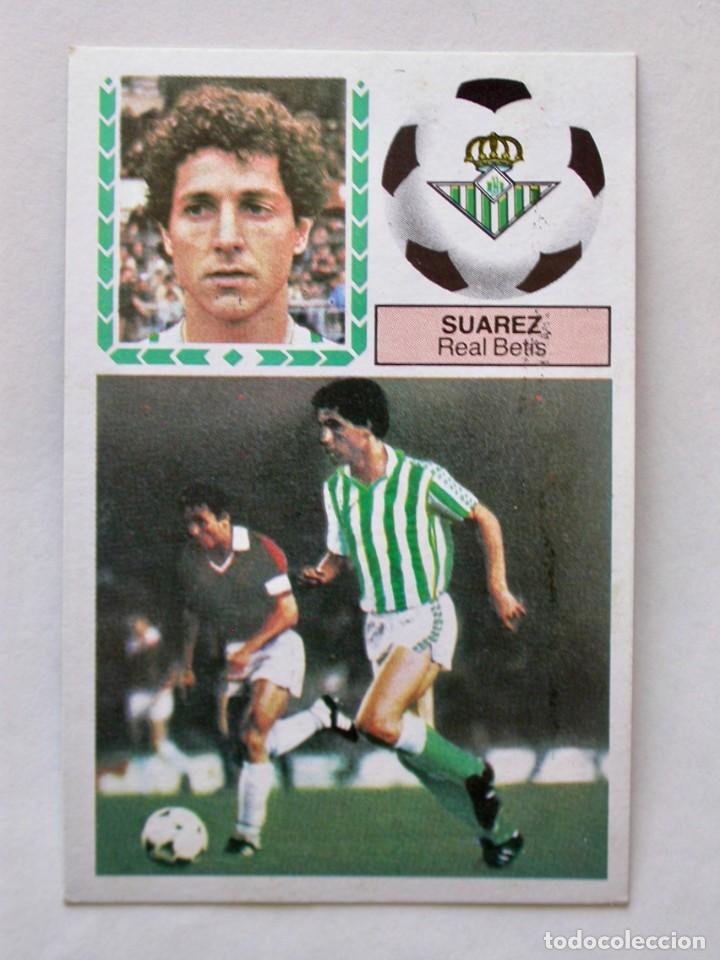 Cromos de f&uacute;tbol: SU&Aacute;REZ UF 14 DE EDICIONES ESTE 83-84, NUNCA PEGADO ( C ) - Foto 1