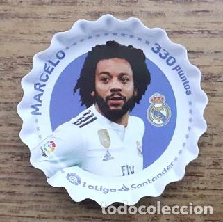 Fu&szlig;ball-Sticker: N&ordm; 18 MARCELO REAL MADRID CF GREFUCHAPA GREFULIGA MAXI GREFUSA 2019 2020 19 20