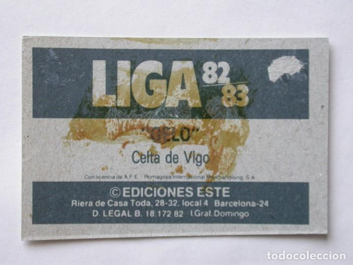 Cromos de f&uacute;tbol: GELO DEL CELTA DE EDICIONES ESTE 82-83, DESPEGADO (C) - Foto 2