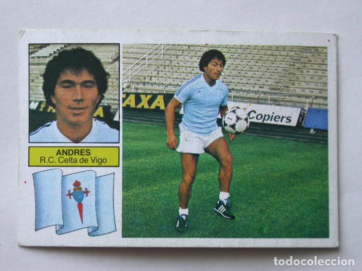 Cromos de f&uacute;tbol: ANDR&Eacute;S DEL CELTA DE EDICIONES ESTE 82-83, NUNCA PEGADO (C) - Foto 1
