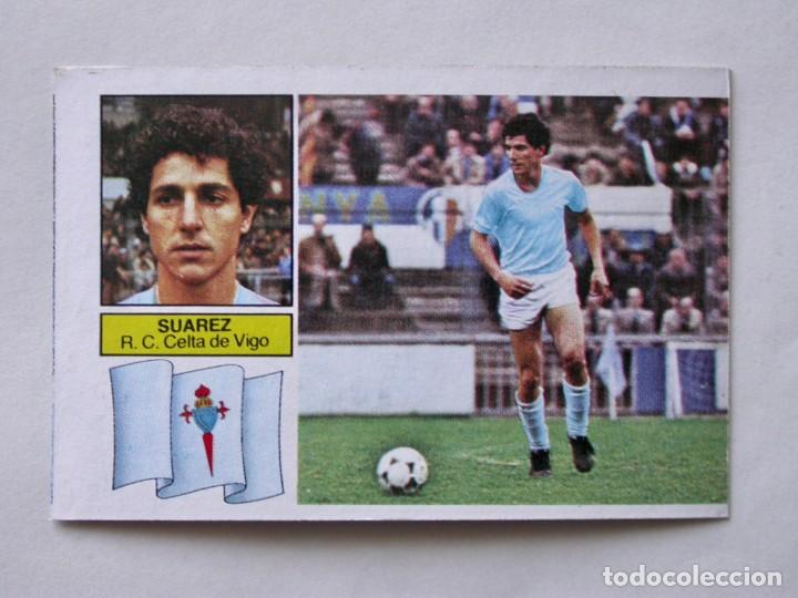 Cromos de f&uacute;tbol: SU&Aacute;REZ DEL CELTA DE EDICIONES ESTE 82-83, DESPEGADO (C) - Foto 1