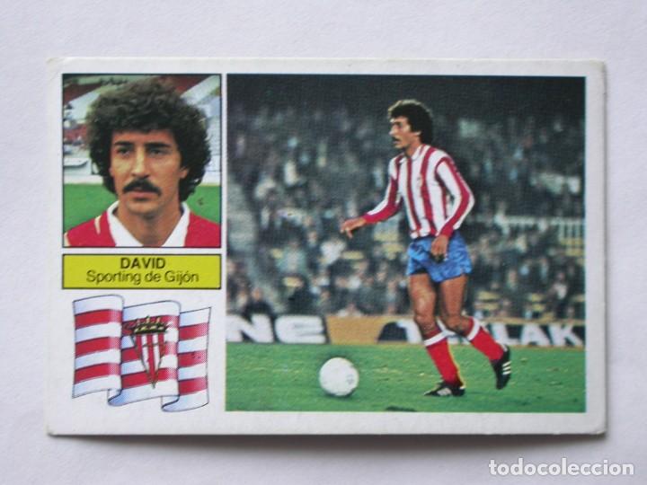 Cromos de f&uacute;tbol: DAVID DEL SPORTING DE EDICIONES ESTE 82-83, NUNCA PEGADO (C) - Foto 1