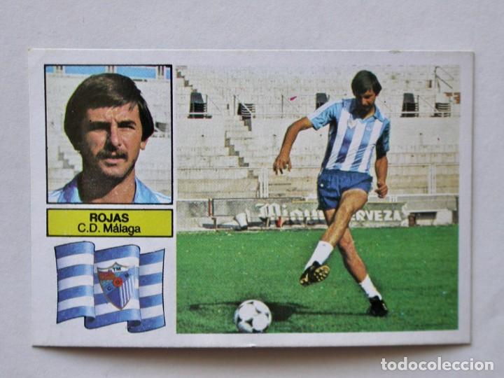 Cromos de f&uacute;tbol: ROJAS DEL M&Aacute;LAGA DE EDICIONES ESTE 82-83, DESPEGADO (C) - Foto 1